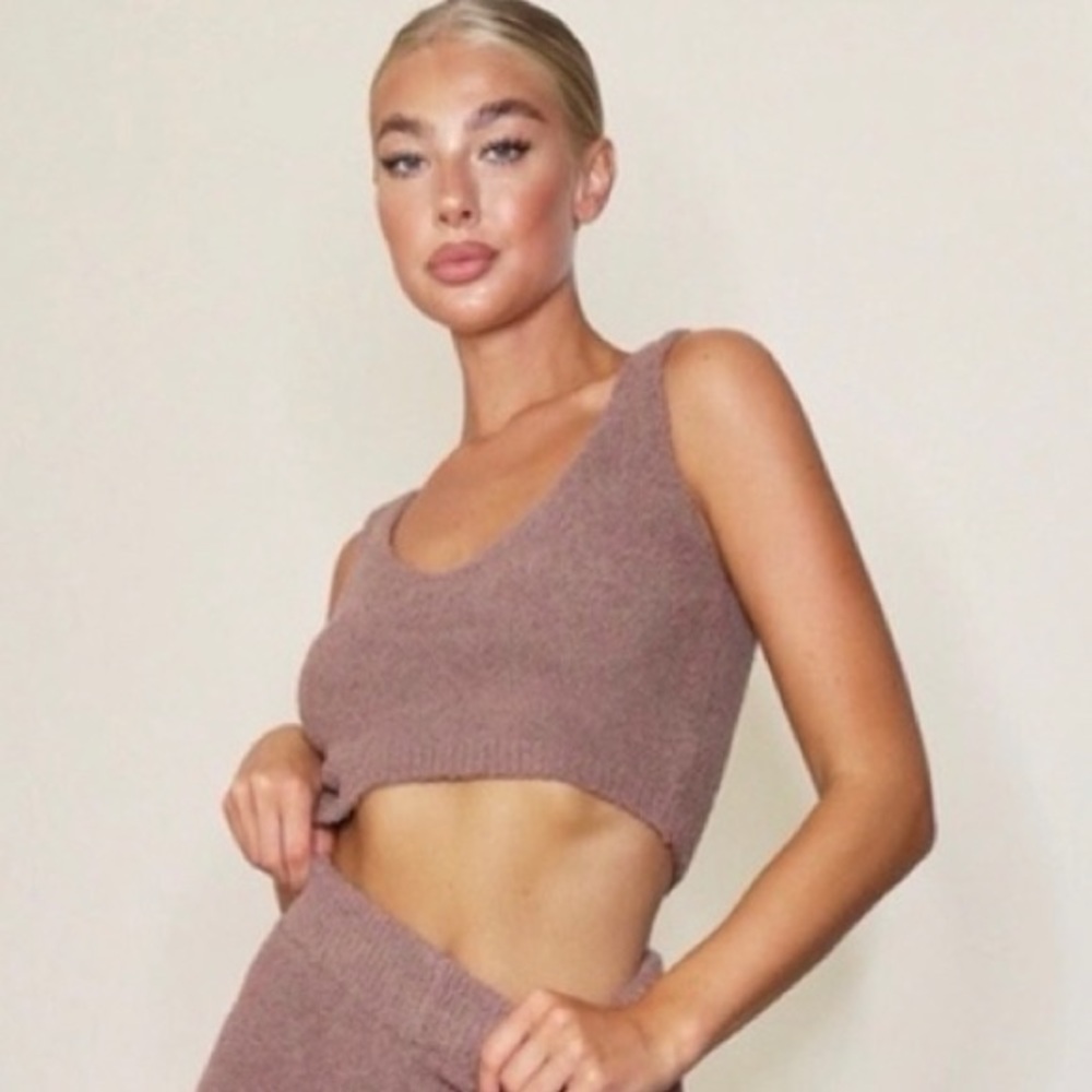 NWOT PrettyLittleThing Chenille Bralet